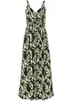 dunkelgrün/sandbeige floral
