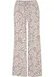 taupe/weiß bedruckt