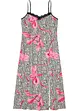schwarz/hibiskuspink gemustert
