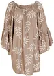 taupe/wollweiß floral