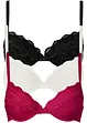 beerenrot + ecru + schwarz