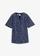 dunkelblau/perlblau floral
