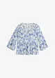 weiß/blau floral