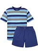 mitternachtsblau/kristallblau/alpenblau/rauchgrau gestreift