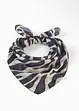 schwarz/creme zebra bedruckt
