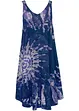 dunkelblau/rauchblau/lila batik