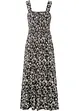 schwarz/wollweiß floral