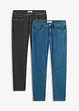 blau denim+schwarz denim