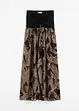 schwarz/taupe floral