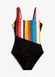 bunt gestreift