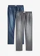 dunkelblau denim+dunkelgrau denim