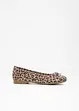 beige leo bedruckt