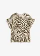 natur/dunkeloliv zebra bedruckt