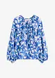 weiß/blau floral