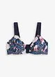 dunkelblau floral
