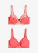 paradiespink geblümt + paradiespink