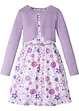 weiß/flieder floral