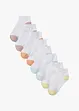 weiß/mattrosa/vanillegelb/pastellblau/melba