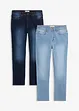 mittelblau denim+dunkelblau denim