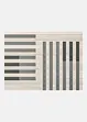 grau/beige graphisch bedruckt