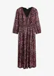 schwarz/beere paisley