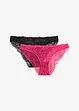 dunkelpink + schwarz