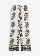 weiß/schwarz floral