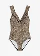 beige leo bedruckt