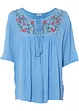 brilliantblau floral