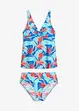 blau floral