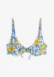 blau floral