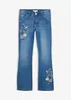 blau denim geblümt