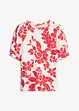 weiß/rot floral