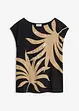 schwarz/new beige/metallic gold bedruckt