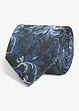 schwarz/dunkelblau/hellblau paisley