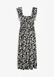 schwarz/wollweiß floral