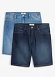 mittelblau denim+dunkelblau denim