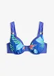 blau floral