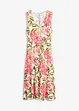 wollweiß/grün/pink floral