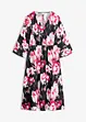 schwarz/pink floral