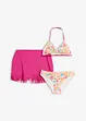 mittelfuchsia floral bedruckt