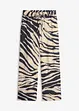 beige/schwarz zebra bedruckt