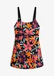 schwarz bunt floral