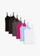 schwarz/weiß/fuchsiapink/grau meliert/dunkelbraun/hellblau