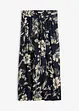 dunkelblau/kieselbeige floral