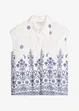 wollweiß/blau floral