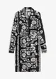 schwarz/wollweiß floral