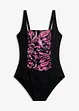 schwarz/pink paisley