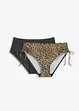 anthrazit/beige leo bedruckt