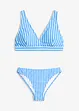 blau/weiß gestreift
